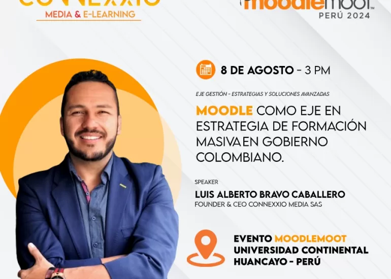 Connexxio Media SAS se enorgullece de anunciar su participación en el MoodleMoot Perú 2024