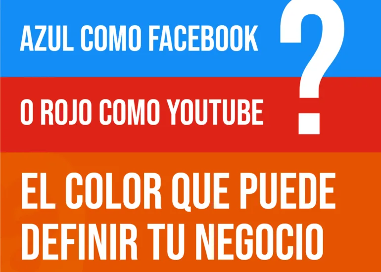 Descubre cómo el color de tu marca puede transformar su percepción. ¿Rojo como Coca Cola o azul como Facebook?
