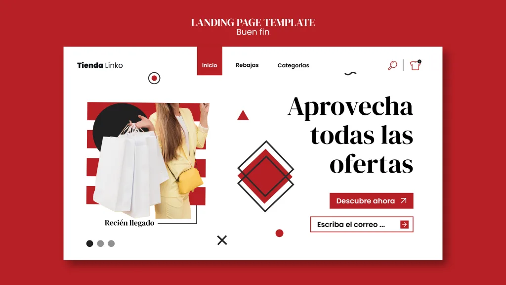 diseño de landing page para pymes promociones