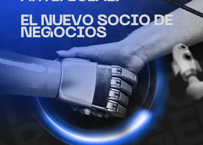 Descubre cómo la inteligencia artificial en los negocios no es futurismo, sino rentabilidad hoy. Conferencia ejecutiva con Luis Alberto Bravo para CEOs y directivos.