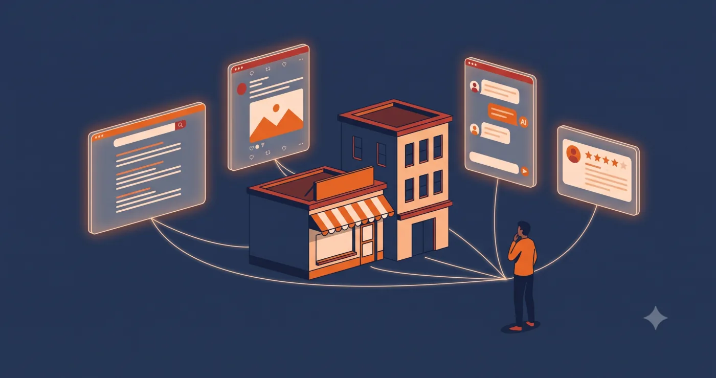 reputación digital de una empresa: los cuatro canales donde el cliente encuentra la marca antes de comprar